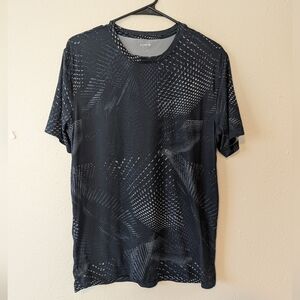 Old Navy Active Black Geometric Men's Tee